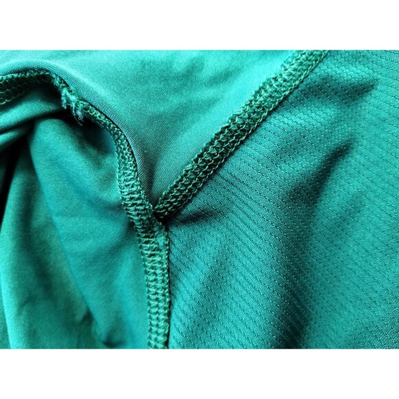 Danish Endurance Cycling Top Men's L Quarter Zip Mock Neck Short Sleeve Green - Picture 6 of 11